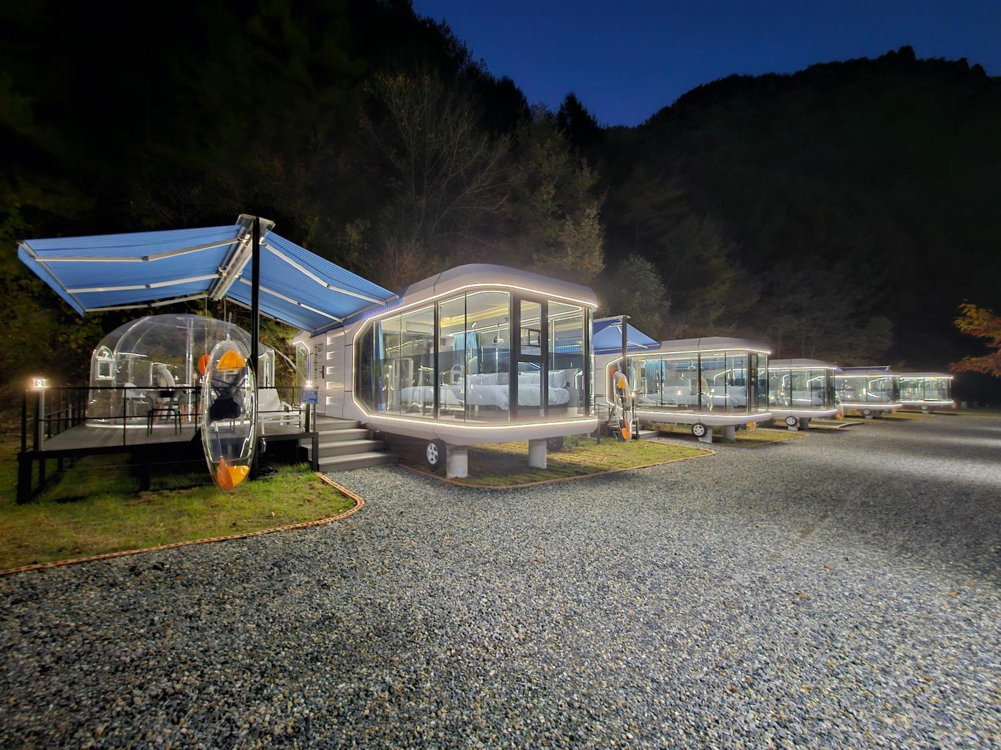 Galaxy X Hotel Type Caravan Glamping & Pension Pjongczang Zewnętrze zdjęcie