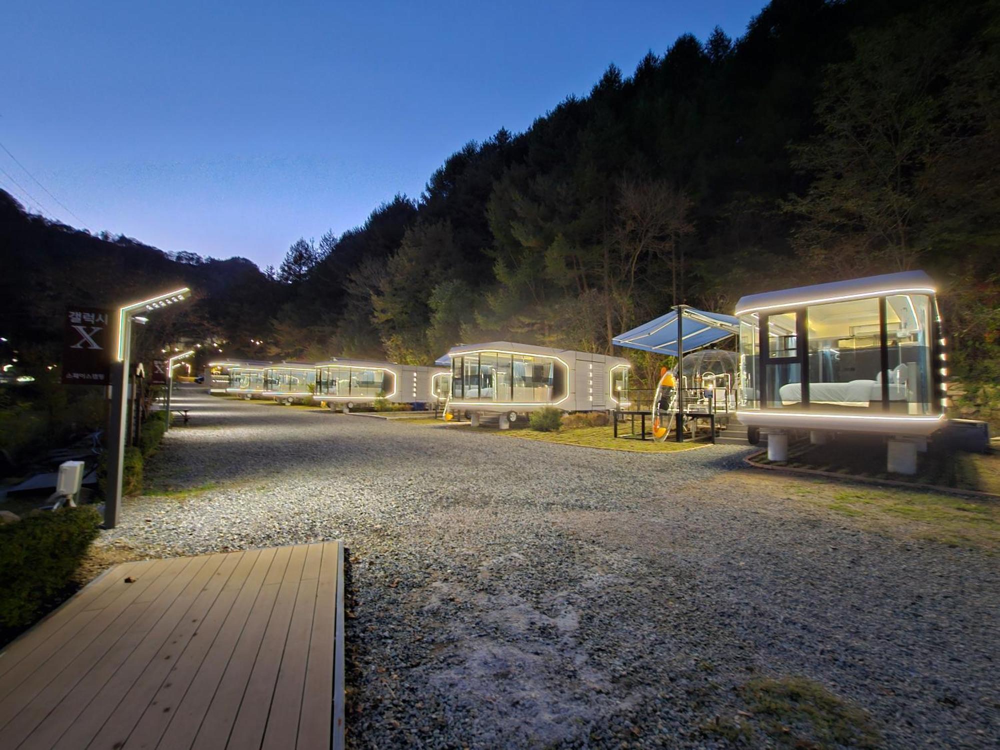 Galaxy X Hotel Type Caravan Glamping & Pension Pjongczang Zewnętrze zdjęcie