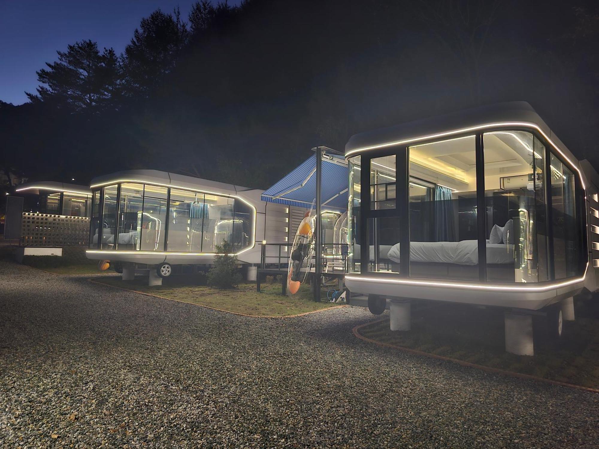 Galaxy X Hotel Type Caravan Glamping & Pension Pjongczang Zewnętrze zdjęcie