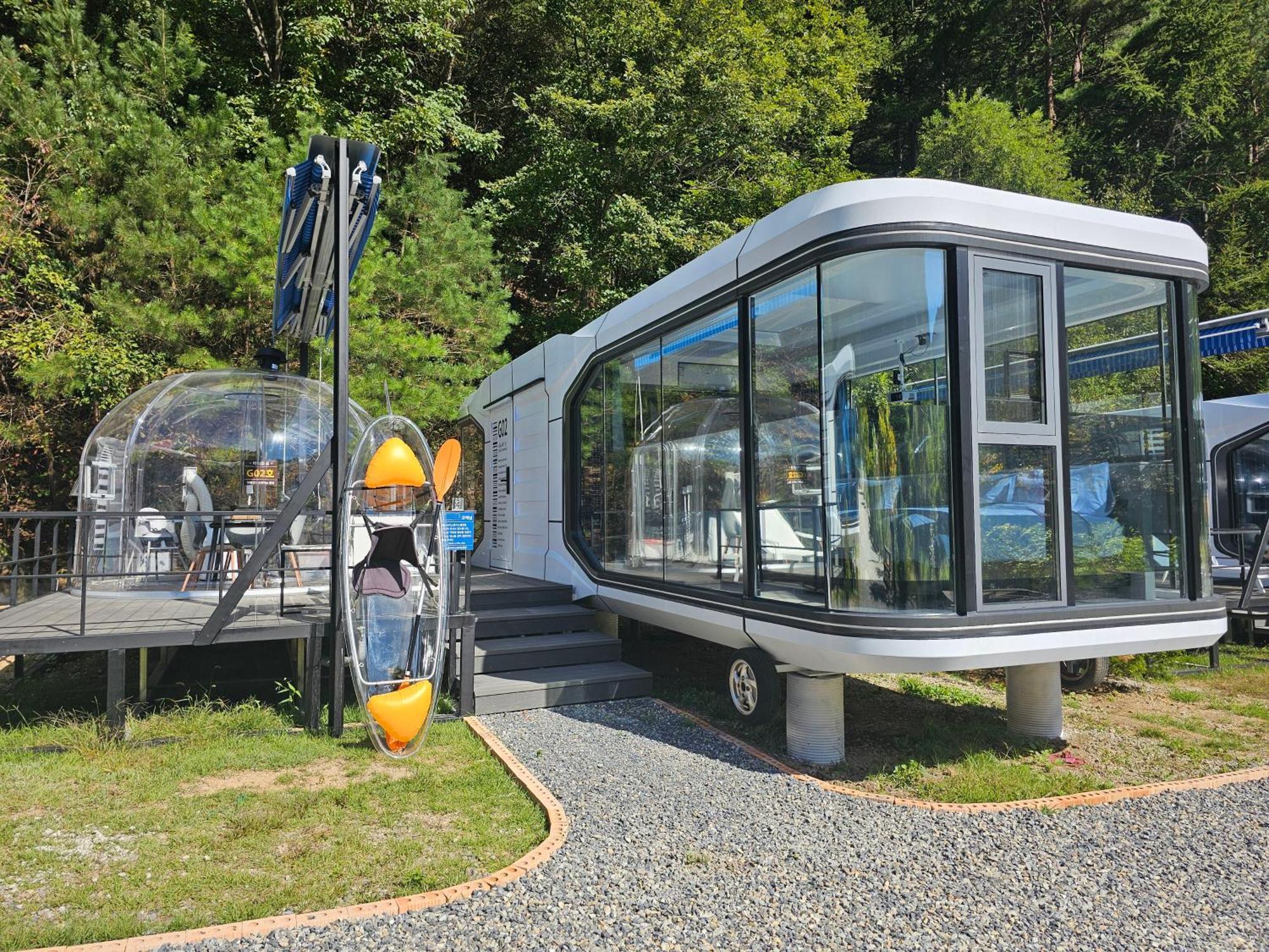 Galaxy X Hotel Type Caravan Glamping & Pension Pjongczang Zewnętrze zdjęcie